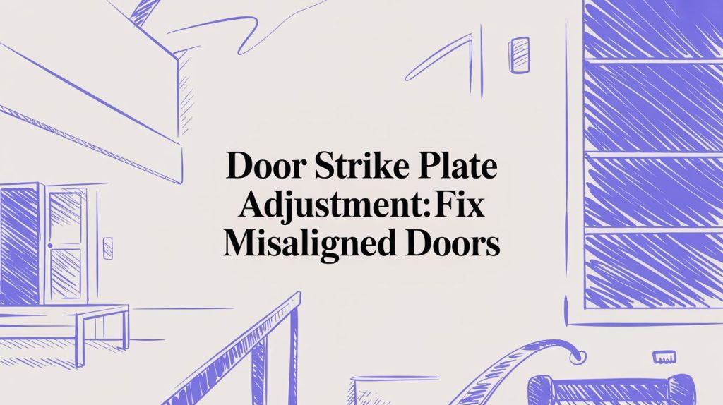 door strike plate adjustment door repair