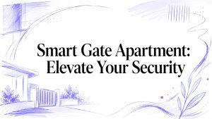 smart gate apartment security gate