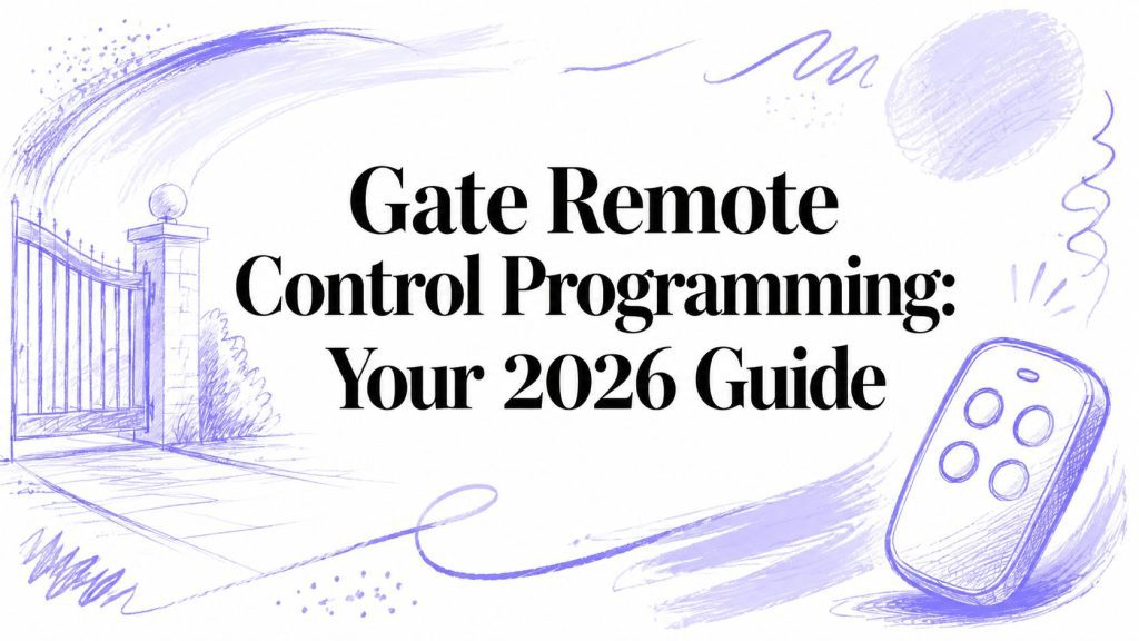 gate remote control programming gate remote