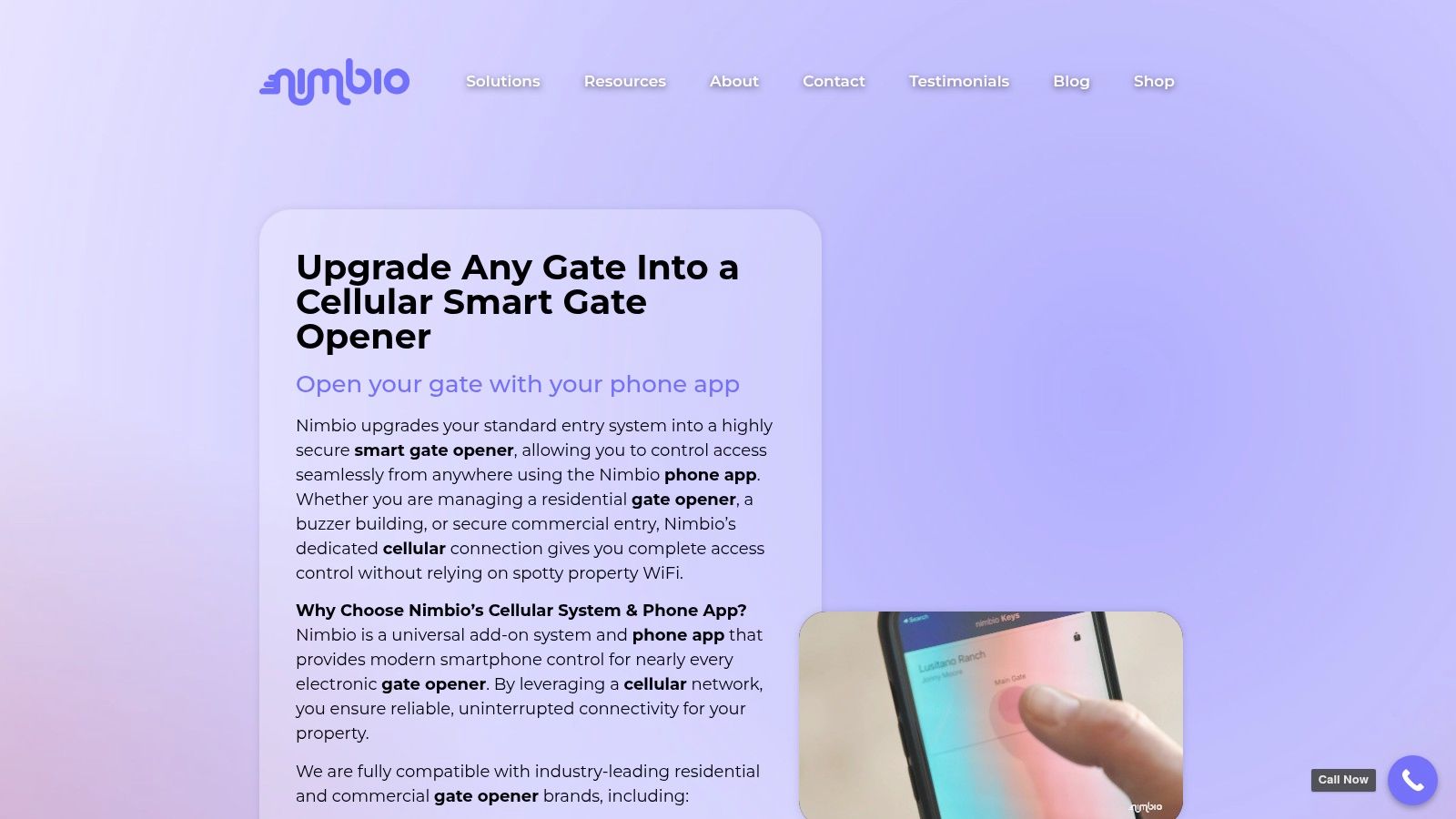 Screenshot from https://nimbio.com