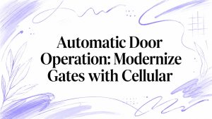 automatic door operation gate modernization