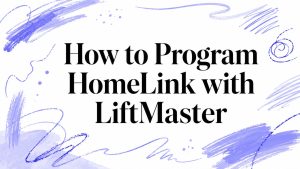 homelink with liftmaster tutorial