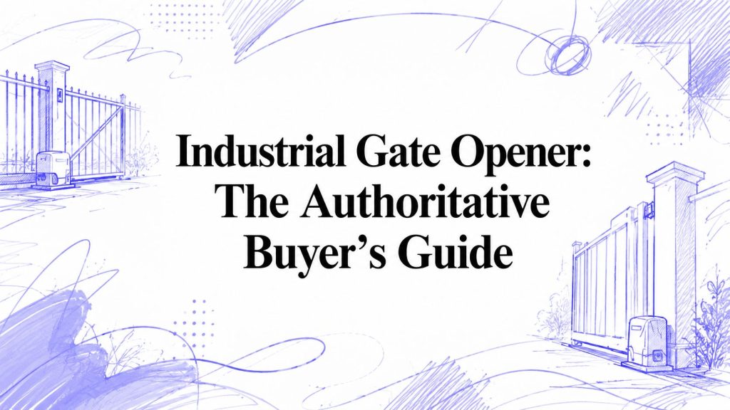 industrial gate opener gate opener