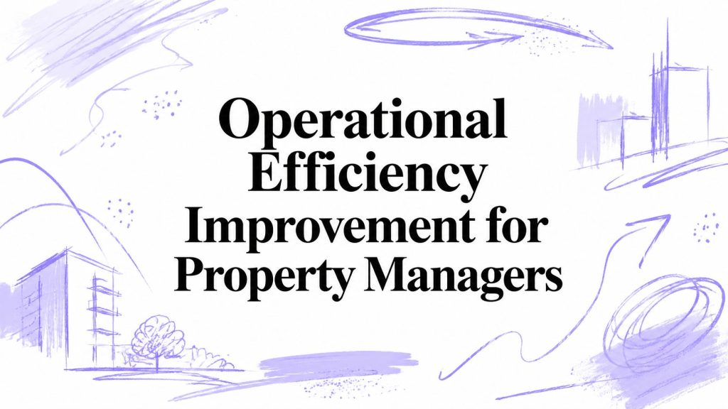 operational efficiency improvement property management