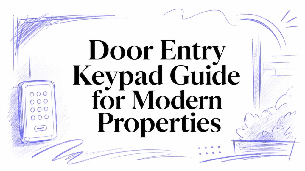 door entry keypad keypad illustration