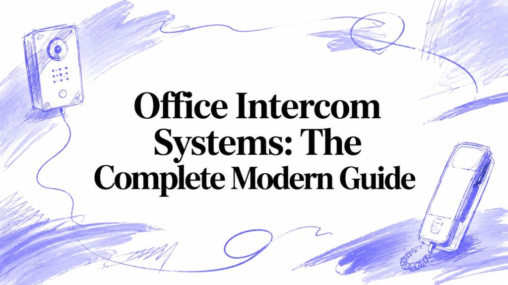 office intercom systems communication device