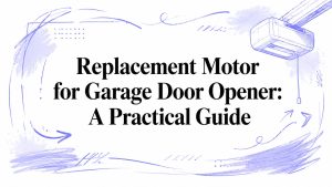 Replacement Motor for Garage Door Opener: A Practical Guide