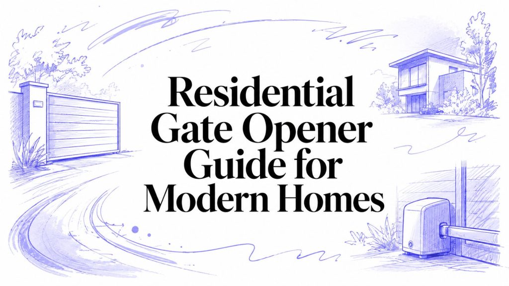 residential gate opener gate automation