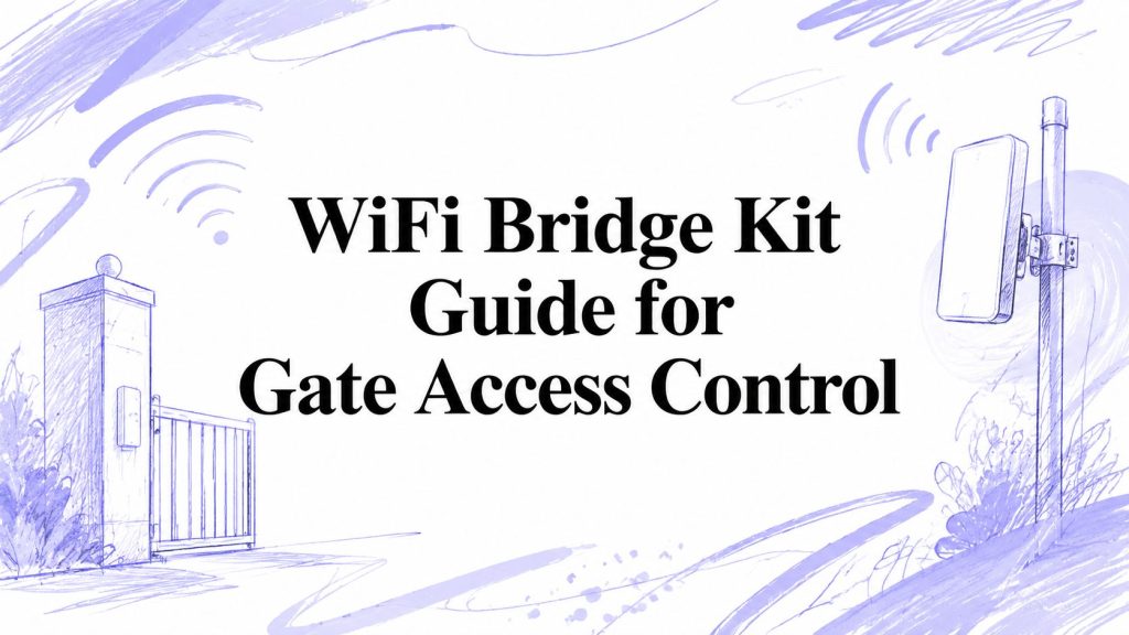 wifi bridge kit gate access