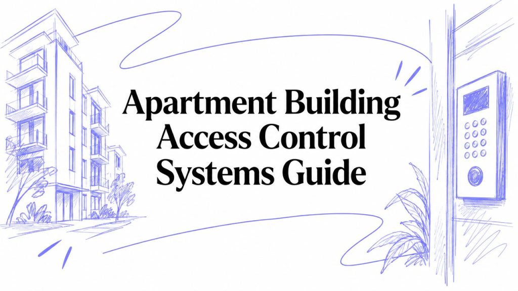 apartment building access control systems intercom system
