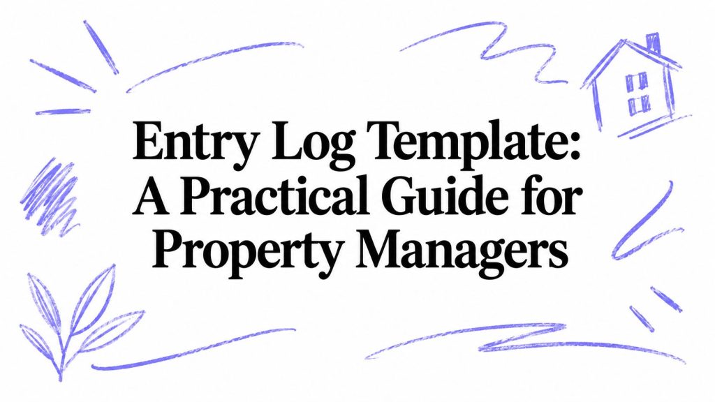 entry log template property management