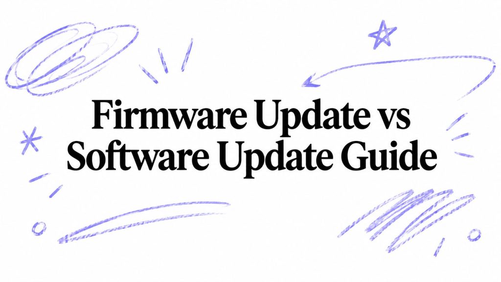 firmware update vs software update update guide