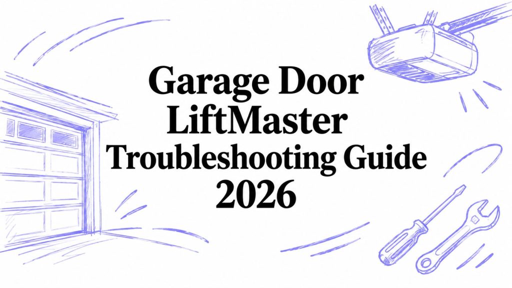 garage door liftmaster troubleshooting garage maintenance