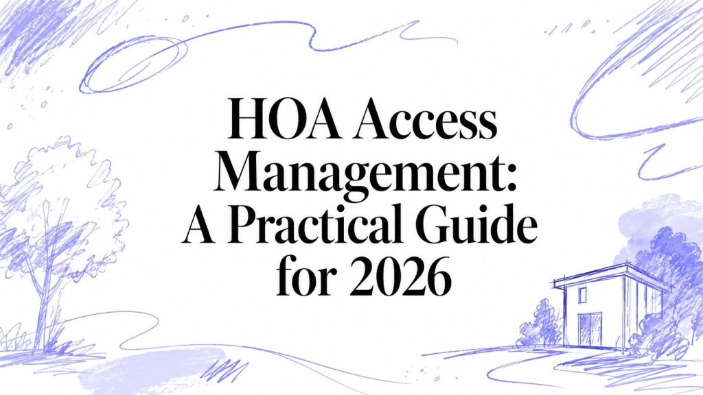 hoa access management title slide