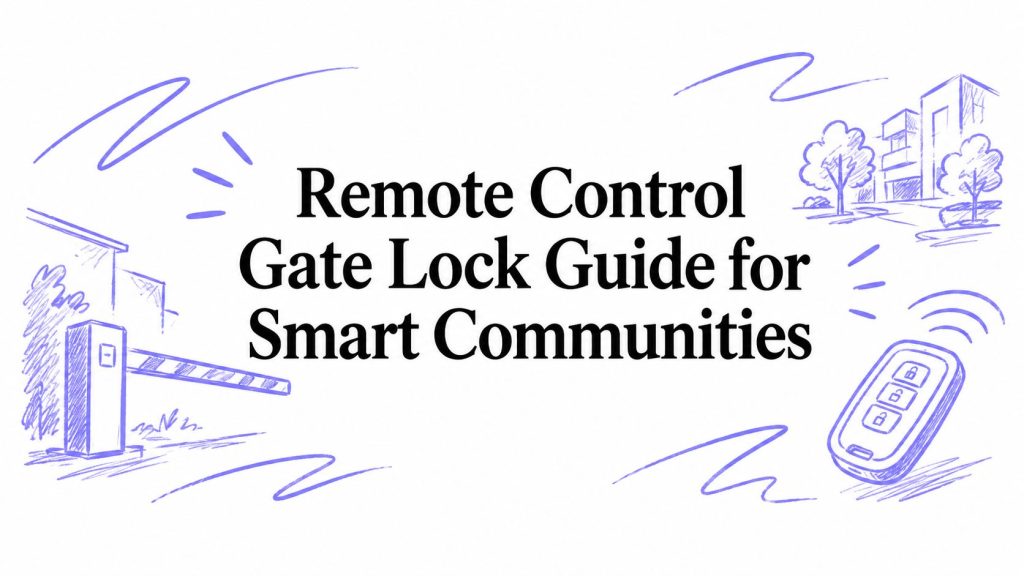 remote control gate lock smart communities