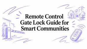 Remote Control Gate Lock Guide for Smart Communities