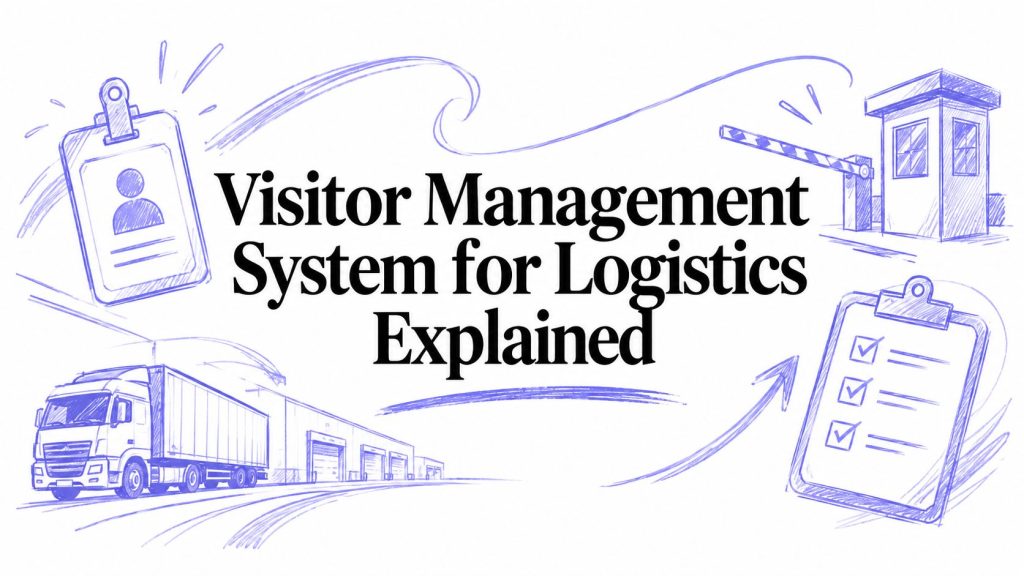 visitor management system for logistics logistics management