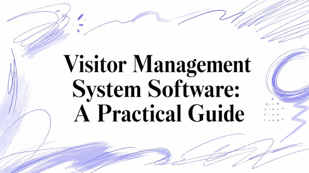 visitor management system software title slide