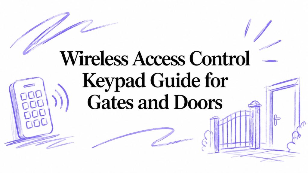 wireless access control keypad access control