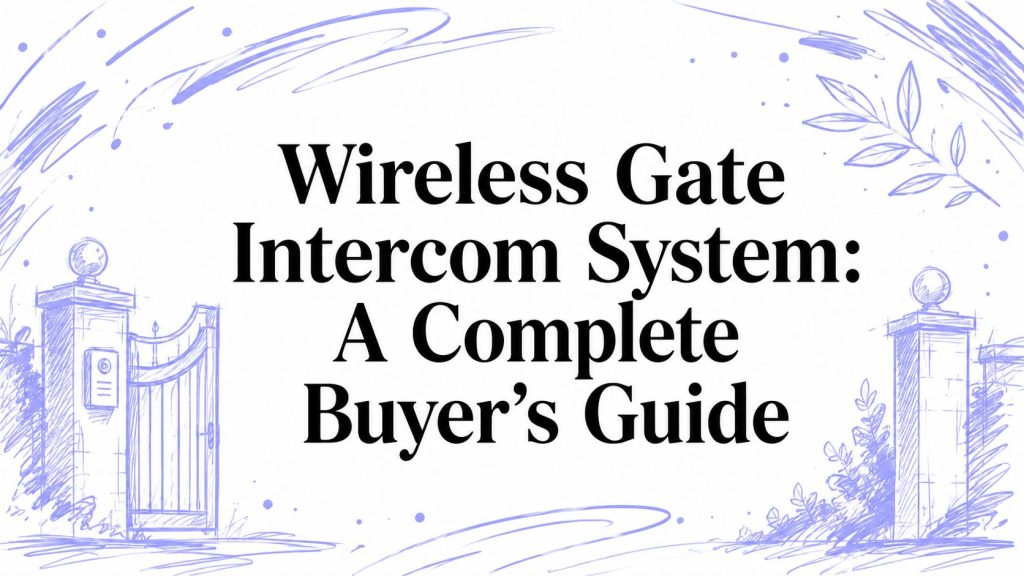 wireless gate intercom system buyer guide