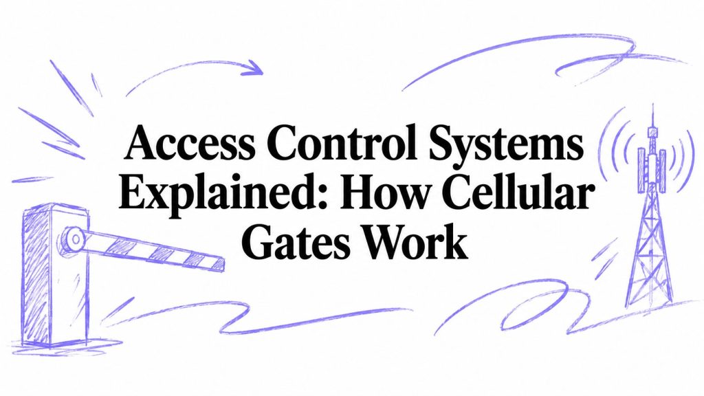access control systems cellular gates
