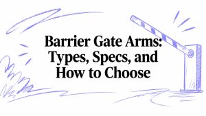 barrier gate arms barrier gate