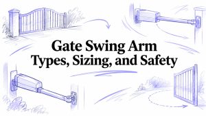 Gate Swing Arm Types, Sizing, and Safety