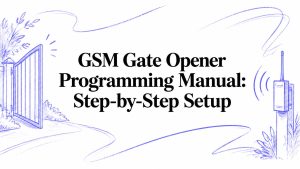 GSM Gate Opener Programming Manual: Step-by-Step Setup