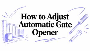 How to Adjust Automatic Gate Opener