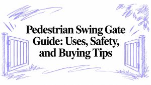 Pedestrian Swing Gate Guide: Uses, Safety, and Buying Tips
