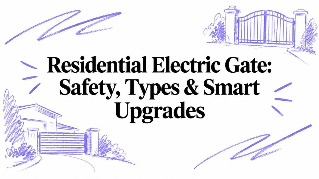 residential electric gate gate design