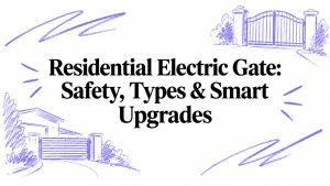 Residential Electric Gate: Safety, Types & Smart Upgrades