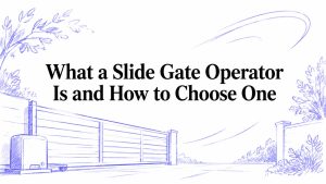 What a Slide Gate Operator Is and How to Choose One